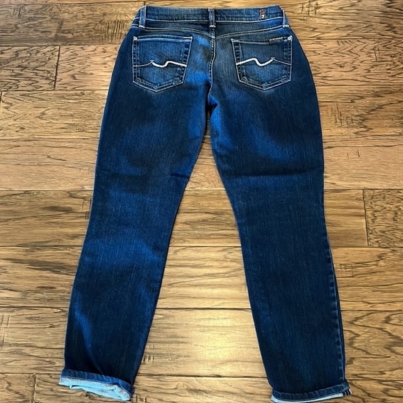 7 For All Mankind Gwenevere Ankle Mid Rise Size 26 - Picture 2 of 16